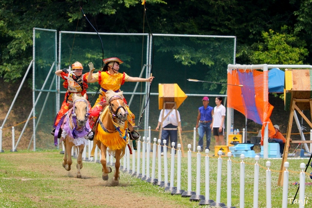 16　宮城県利府町スポーツ流鏑馬大会やぶさめ競技 Tanji
