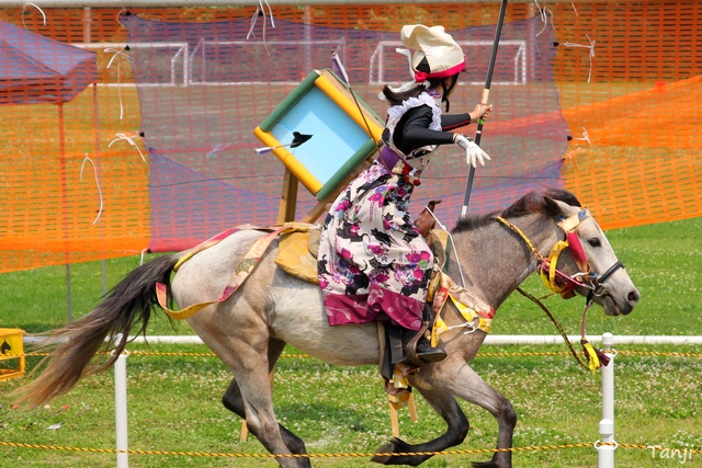 08　宮城県利府町スポーツ流鏑馬大会やぶさめ競技 Tanji