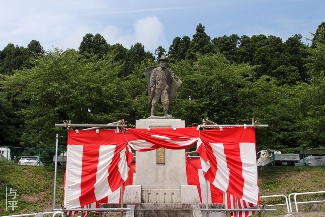 09 96　鹿島台わらじまつり、宮城県大崎市鹿島台、わらじ村長・鎌田三之助.jpg