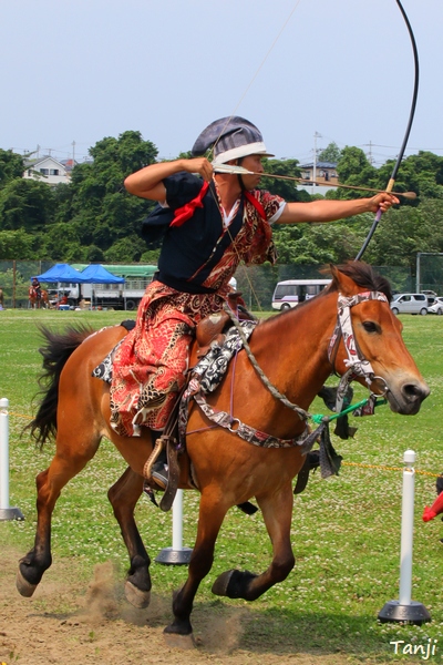 13　宮城県利府町スポーツ流鏑馬大会やぶさめ競技 Tanji