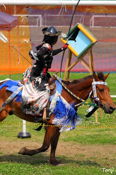 07　宮城県利府町スポーツ流鏑馬大会やぶさめ競技 Tanji