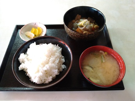 もつ煮定食