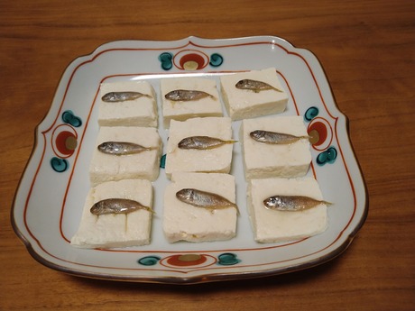 スクガラス豆腐
