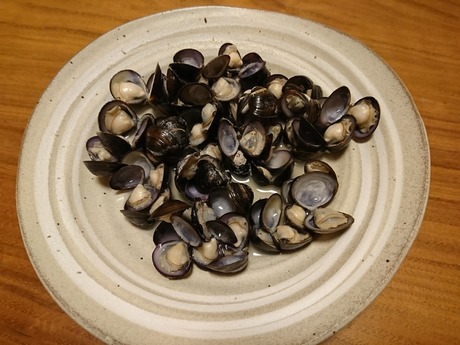 しじみ酒蒸し