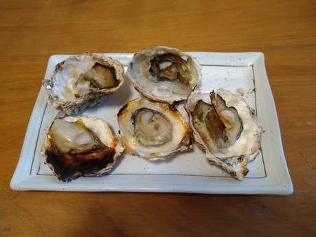 焼き牡蠣