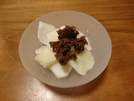 フキノトウ味噌と菊芋