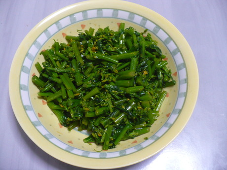 菜の花からし和え