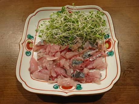あじ刺身