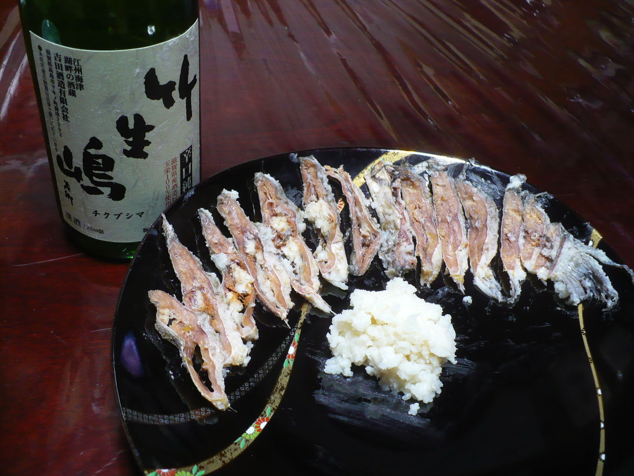 丹醸&スペペ 飲料マニアと雑学帝王!!:鮒寿司と滋賀の地酒・竹生嶋・辛口純米 - livedoor Blog(ブログ)