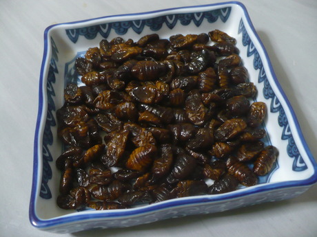 蚕のさなぎ佃煮 (1)