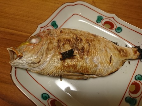 蓮子鯛丸焼き