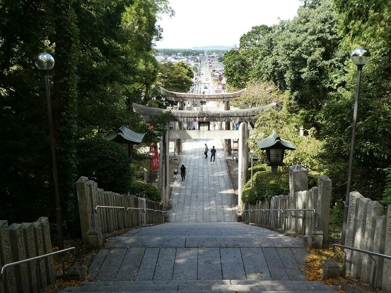 福岡県福津市 嵐 光の道 宮地嶽神社と松ヶ枝餅 たんころブログ
