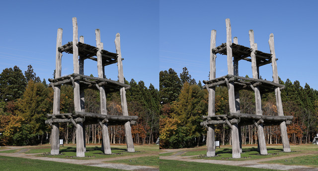 (10)大型掘立柱建物（復元）