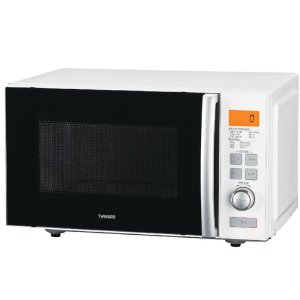 TWINBIRD コンビニ弁当もOK フラット電子レンジ ホワイト DR-D257W