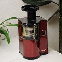 HUROM ヒューロムスロージューサー ワインレッドHUROM HI-EBA06