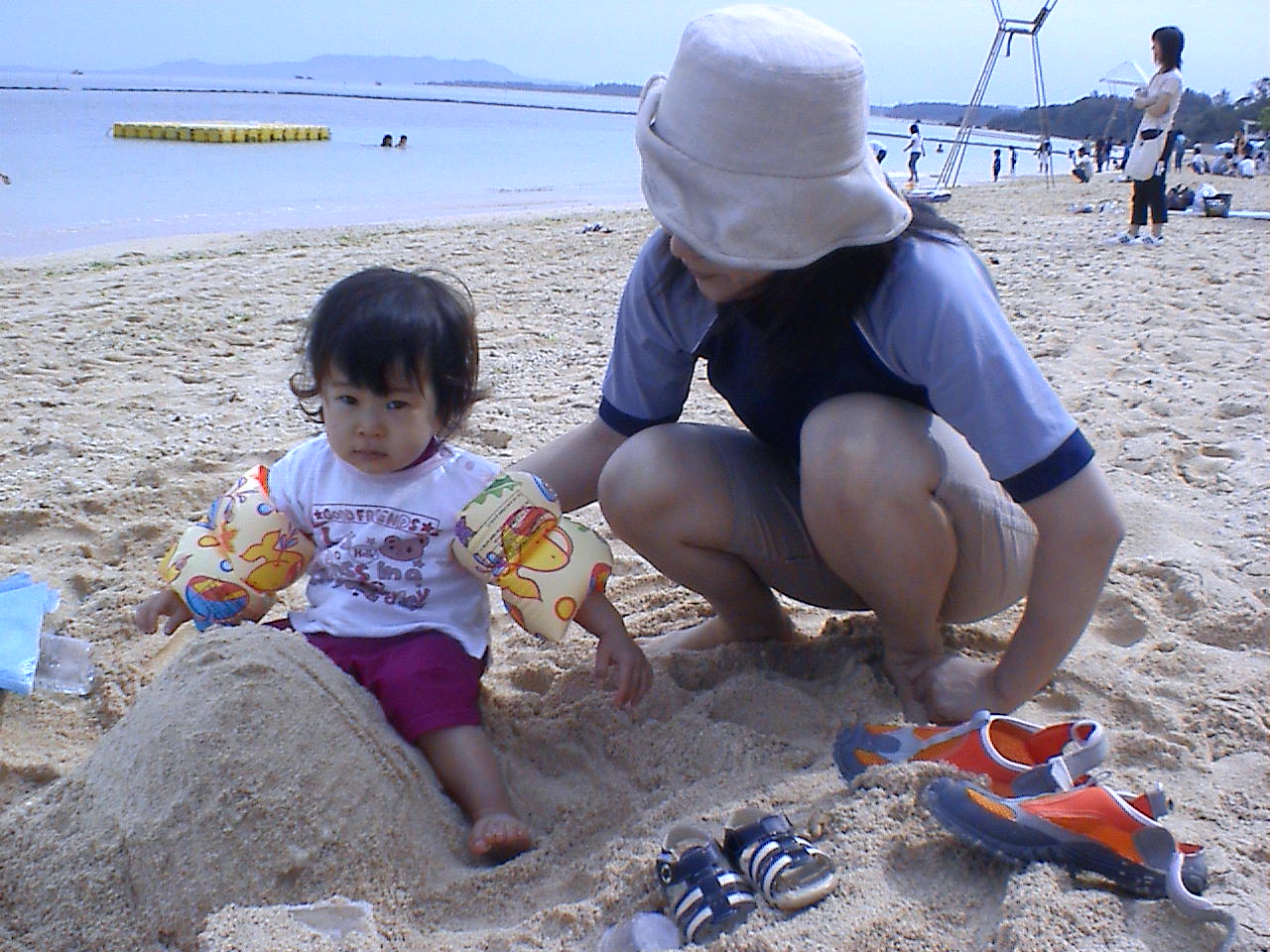 子連れママ 水着