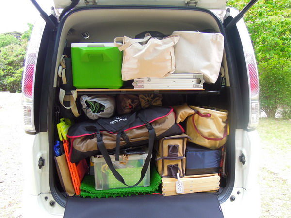 キャンプ道具の車載を考える 楽しくいこうよ Enjoys Outdoor