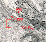 千歳橋周辺地図(昭和10年6月発行)大日本帝国陸地測量部