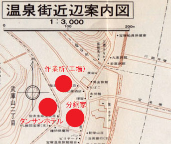 温泉街近辺案内図(ブログ用)