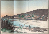 宝塚温泉案内全景版画