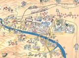 宝塚観光案内図・いちご(昭和25年頃か)