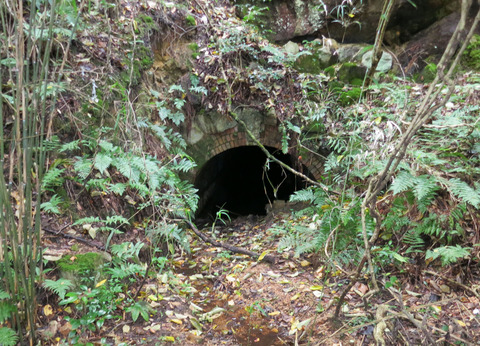 現在の丁子瀧 ・隧道3(2の一部)