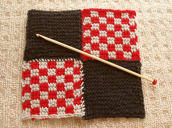 フェリシモのキット アフガン編みのサンプラー ｔａｎｔａｎまつ子の手作り大好き