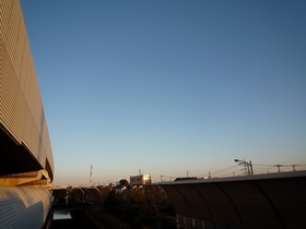 朝日はこっち?
