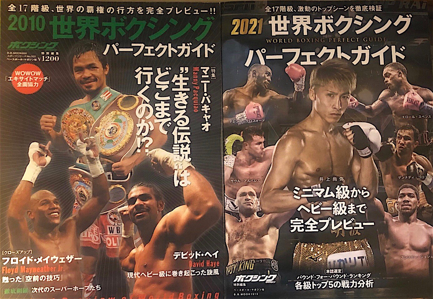 世界ボクシングパーフェクトガイド 2008年～2024年 17冊 爆買い，新作