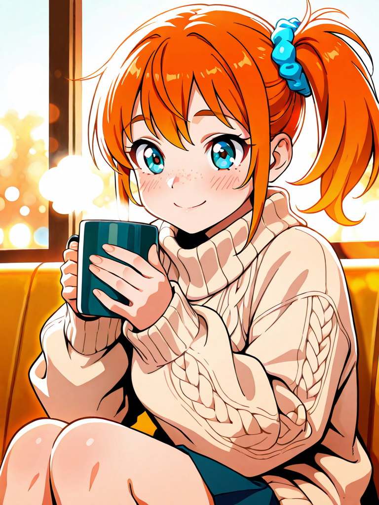 そよ風に揺れる髪がたまらんだね