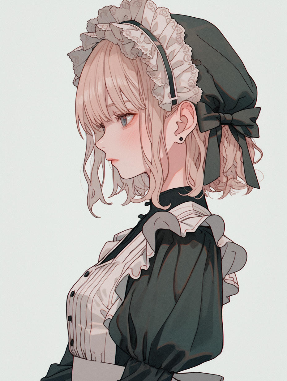 えーあい画像まとめ 一緒の家に住みたいメイド服の女の子のイラスト集 