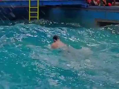 【海外の反応】荒れた海を再現する捜索救助訓練用プール　「オランダではこれ北海っていうよ」「鬼畜すぎる」