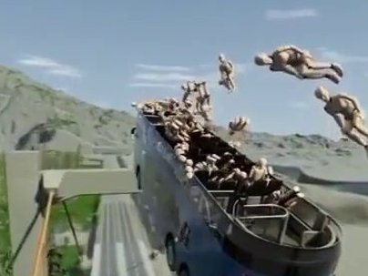 【海外の反応】各惑星の重力でバスが崖から落ちたらどうなる？「冥王星が一番マシ」「木星は即死」