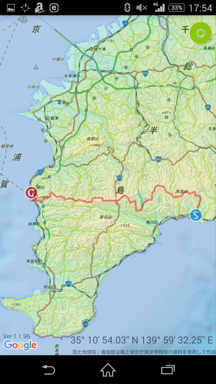 半島横断 房総半島 前半 初心者登山家やっちゃん