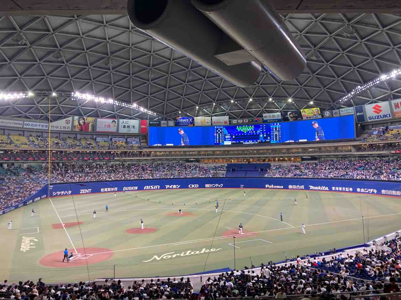 野球観戦】6/18名古屋〜メンバーズAは遠いけど迫力抜群 : たっぷの