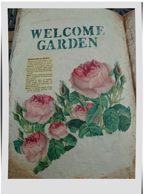 デコパージュの薔薇