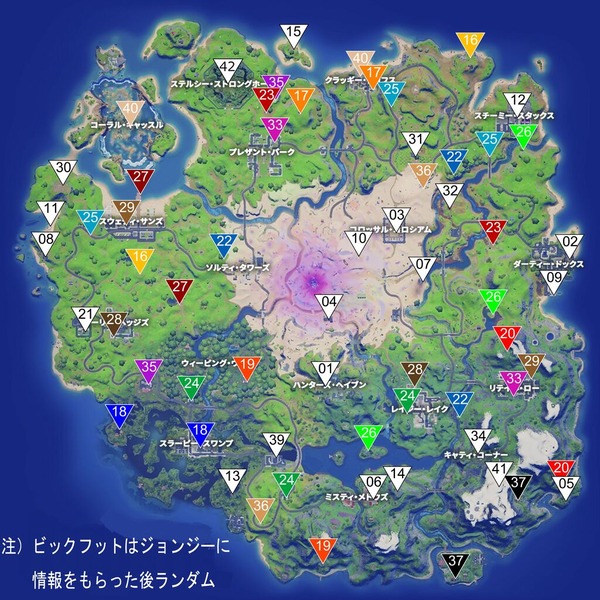 Fortnite シーズン5 キャラクターの出現場所 チャプター2 ゲームいろいろ 人生いろいろ フォートナイト マイクラetc Fortnite シーズン5 キャラクターの出現場所 チャプター2 ゲームいろいろ 人生いろいろ フォートナイト マイクラetc