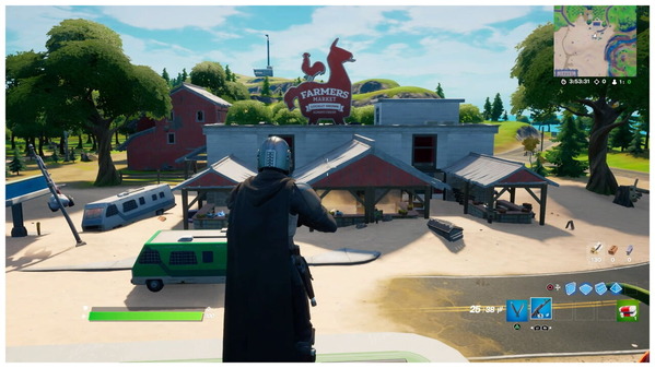 Fortnite シーズン5 オーチャードの農作物市場でリンゴとトマトの箱を破壊する エピックw8 チャプター2 ゲームいろいろ 人生いろいろ ﾌｫｰﾄﾅｲﾄ ﾏｲｸﾗetc