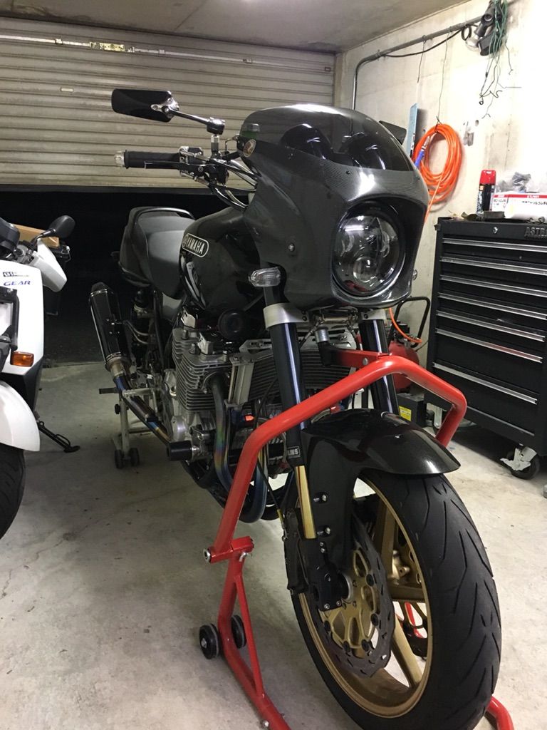 XJR1300 ビキニカウル修理後(´∀｀*) : XJR修理日記