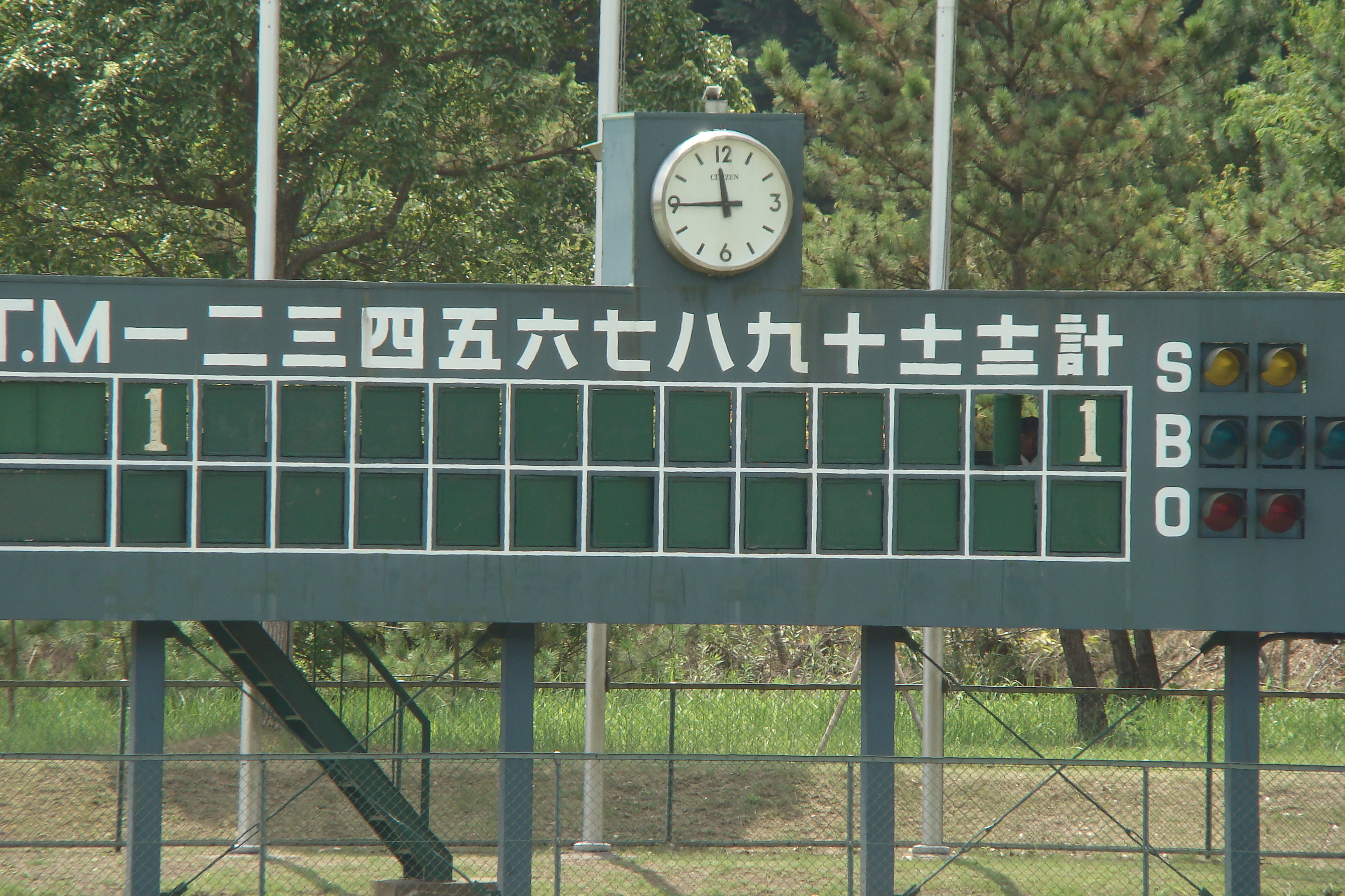 スコアボードの裏側は 安房高野球部を勝手に応援するページ