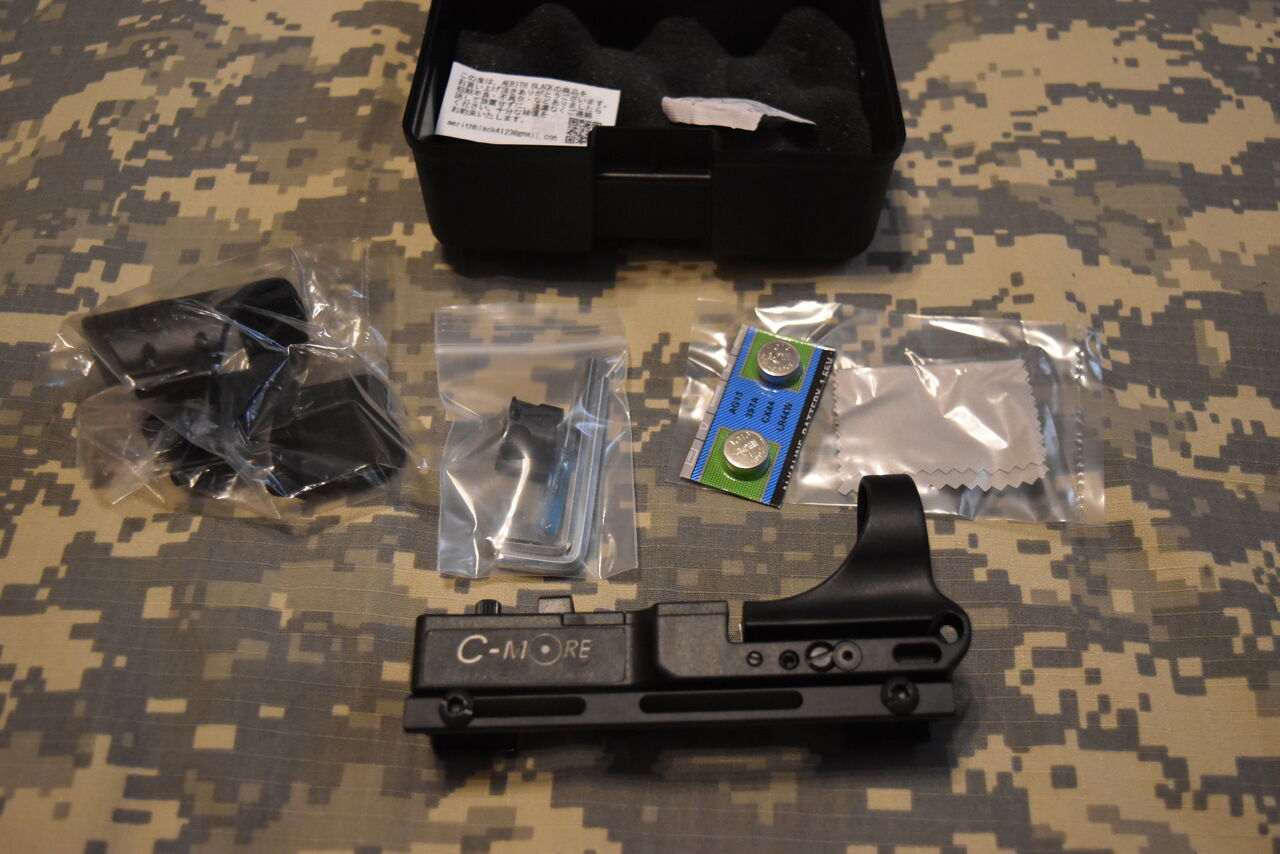 アイテムレビュー Aerith Black Sotec Gear製 C Moreタイプ レプリカダットサイト Target ターゲット エアガンレビューと総合gun情報