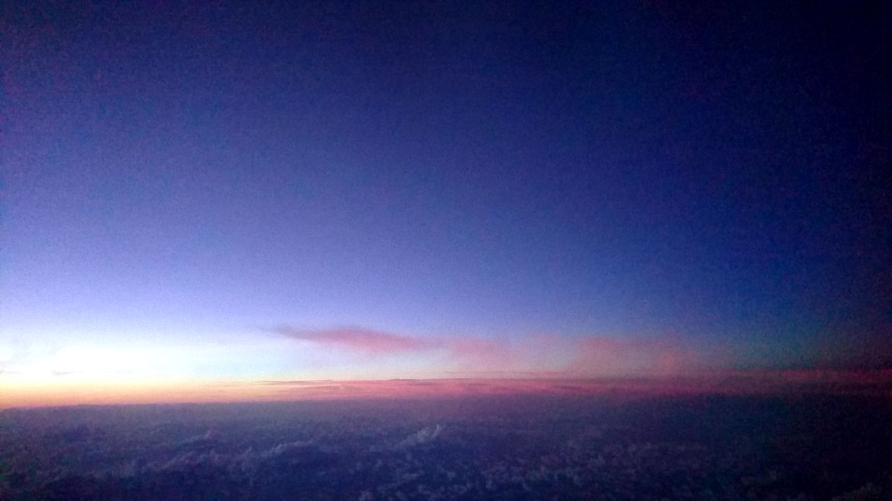 日本近海上空の夜明け 羽田の風景 Taro 好きな絵画など