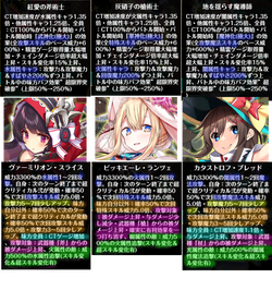 オトフロ4周年キャラ