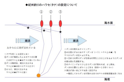 紀州釣りの釣り方 タナ設定について2 ダンゴパパのチヌ釣りチャレンジ 紀州釣りの釣り方 タナ設定について2 ダンゴパパのチヌ釣りチャレンジ