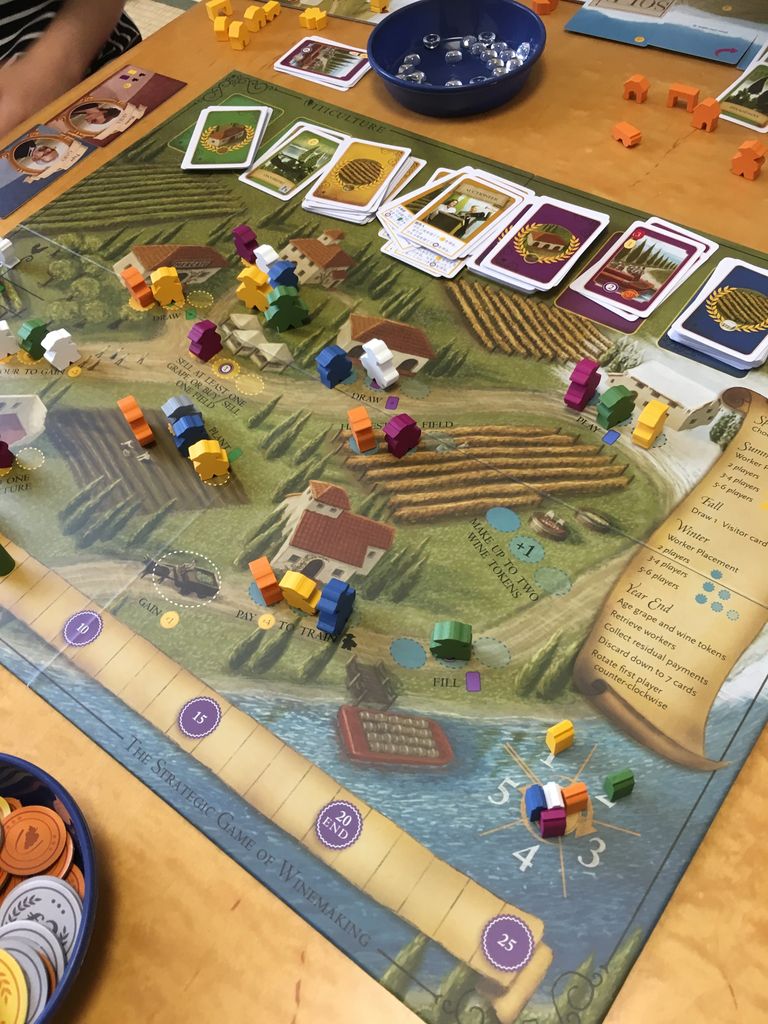 ワイナリーの四季 じゅん ぴぇ る ケロピョンチョのボードゲーム紹介