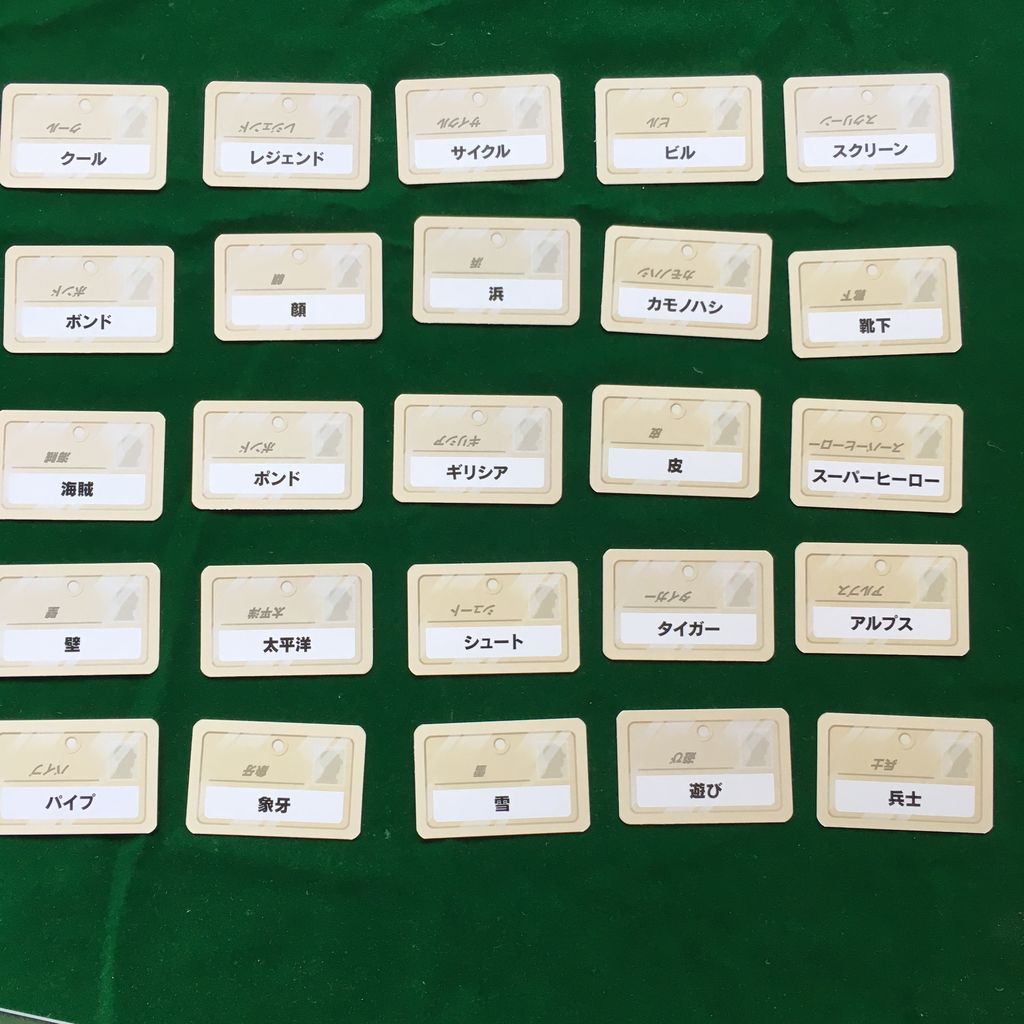 コードネーム じゅん ぴぇ る ケロピョンチョのボードゲーム紹介