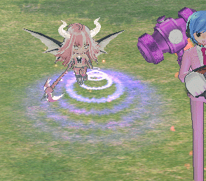 ディナシーに変なエフェクトが付く