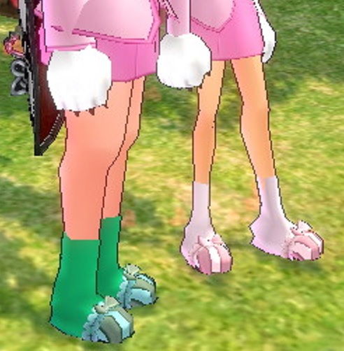 奇形する靴