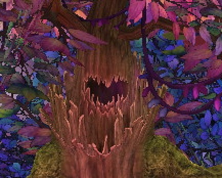 ハートに見える口