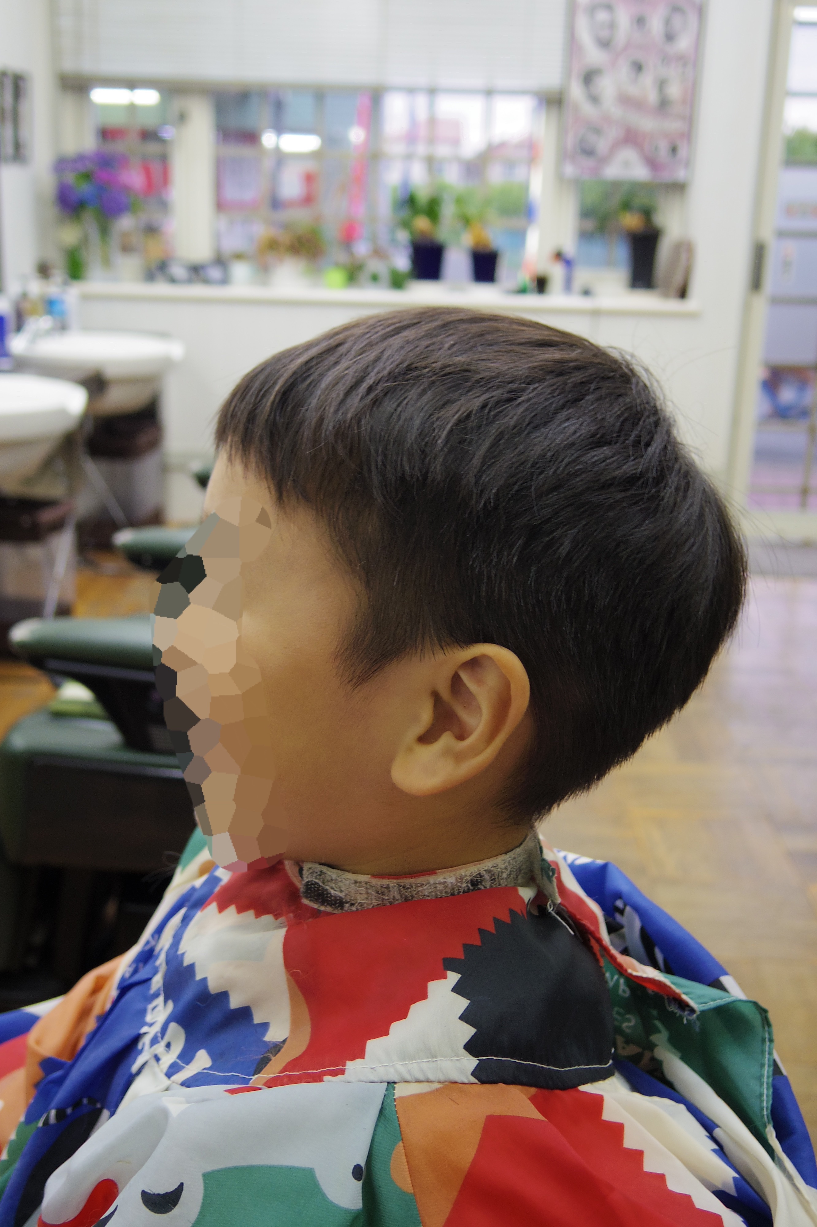 髪型 夏に向けて刈り上げキッズカット メンズカットメンズヘア 府中調布のbarber 短髪 メンズショートが得意 Tashiro Mix Hair 武蔵野台白糸台